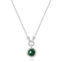 Silver Malachite Reversible Vacation Necklace